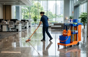 commercial cleaning services GA office cleaning professional team